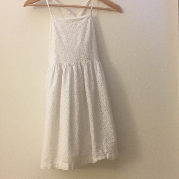 Kids White Floral Dress - Picture 1 of 6